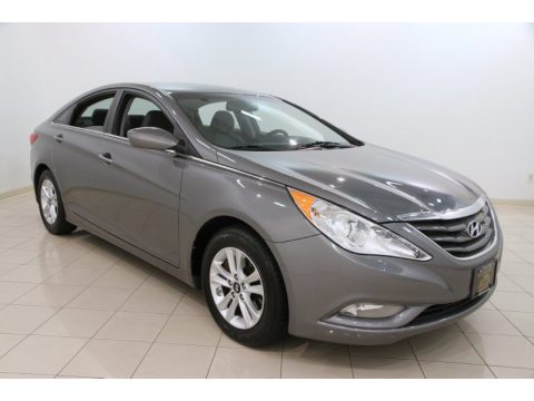 Harbor Gray Metallic Hyundai Sonata GLS.  Click to enlarge.