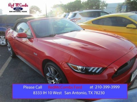 Race Red Ford Mustang GT Premium Convertible.  Click to enlarge.