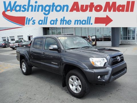 Magnetic Gray Metallic Toyota Tacoma V6 TRD Sport Double Cab 4x4.  Click to enlarge.