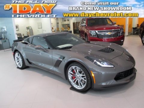 Shark Gray Metallic Chevrolet Corvette Z06 Coupe.  Click to enlarge.