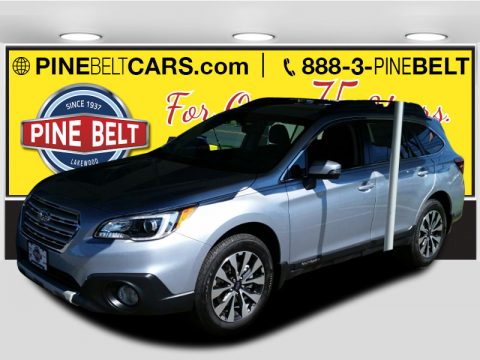 Ice Silver Metallic Subaru Outback 2.5i Limited.  Click to enlarge.