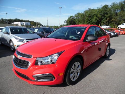 Red Hot Chevrolet Cruze Limited LS.  Click to enlarge.
