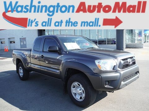 Magnetic Gray Metallic Toyota Tacoma Access Cab 4x4.  Click to enlarge.