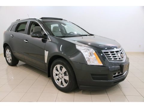 Graphite Metallic Cadillac SRX Luxury AWD.  Click to enlarge.