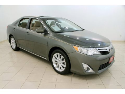Cypress Green Metallic Toyota Camry XLE V6.  Click to enlarge.