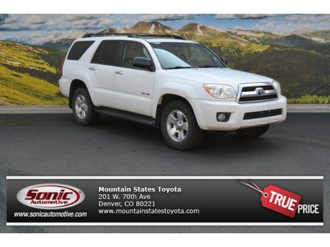 Natural White Toyota 4Runner SR5 4x4.  Click to enlarge.