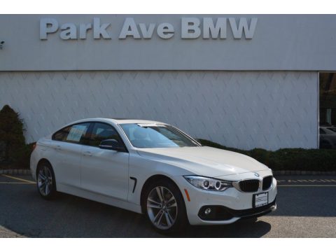 Alpine White BMW 4 Series 428i xDrive Gran Coupe.  Click to enlarge.