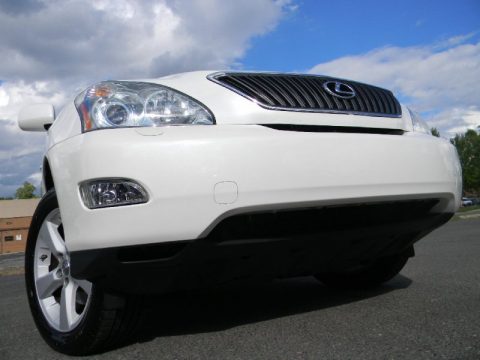 Crystal White Lexus RX 350.  Click to enlarge.
