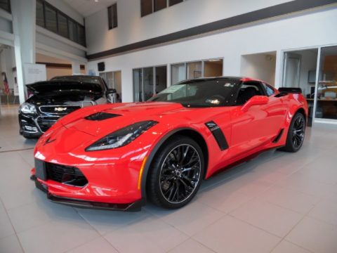 Torch Red Chevrolet Corvette Z06 Coupe.  Click to enlarge.