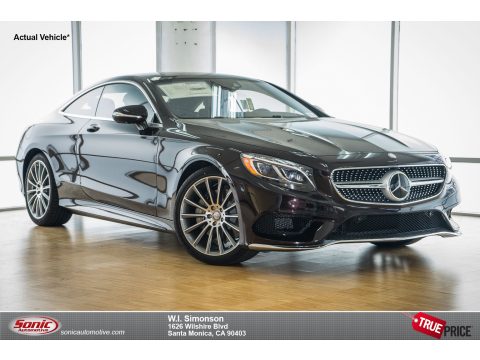 Ruby Black Metallic Mercedes-Benz S 550 4Matic Coupe.  Click to enlarge.