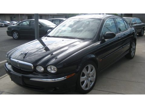 Ebony Black Jaguar X-Type 3.0.  Click to enlarge.