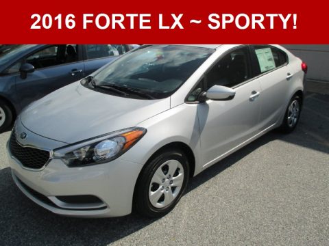 Silky Silver Kia Forte LX Sedan.  Click to enlarge.
