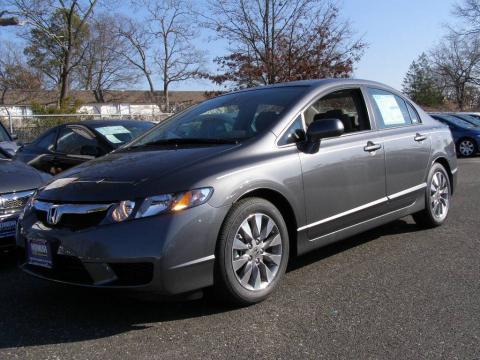 Polished Metal Metallic Honda Civic EX Sedan.  Click to enlarge.