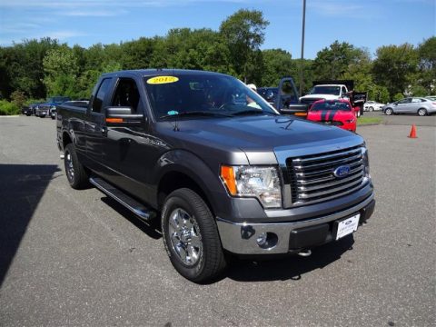Sterling Gray Metallic Ford F150 XL SuperCab 4x4.  Click to enlarge.