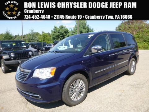 True Blue Pearl Chrysler Town & Country Touring-L.  Click to enlarge.