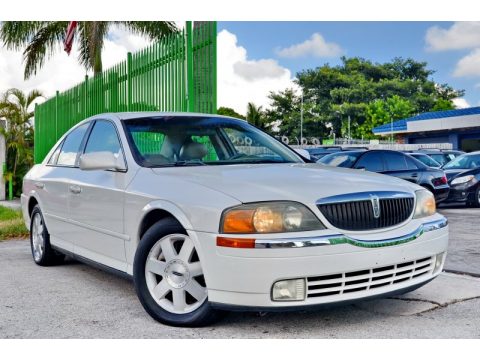 White Pearlescent Tricoat Lincoln LS V6.  Click to enlarge.