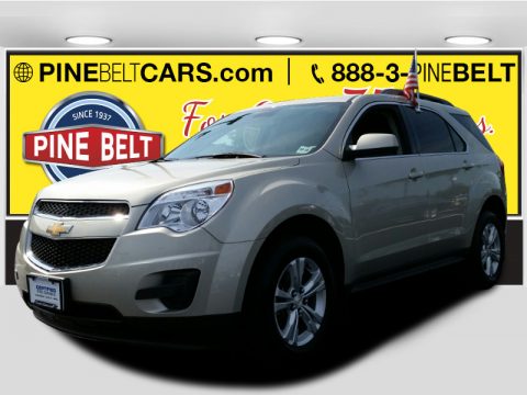 Champagne Silver Metallic Chevrolet Equinox LT AWD.  Click to enlarge.