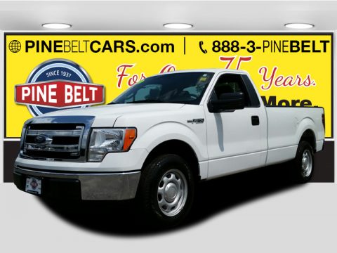 Oxford White Ford F150 XL Regular Cab.  Click to enlarge.