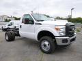 Front 3/4 View of 2016 Ford F350 Super Duty XL Regular Cab Chassis 4x4 #1