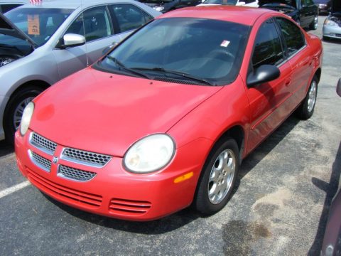Flame Red Dodge Neon SXT.  Click to enlarge.