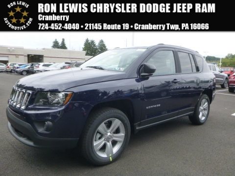 True Blue Pearl Jeep Compass Sport 4x4.  Click to enlarge.