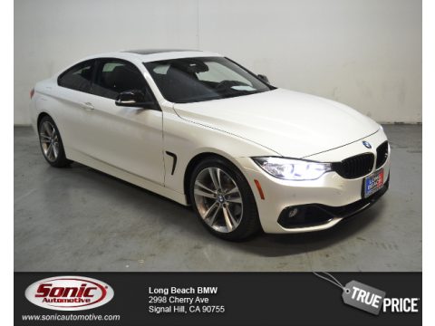 Alpine White BMW 4 Series 428i Coupe.  Click to enlarge.