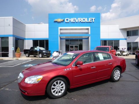 Crystal Red Tintcoat Buick Lucerne CXL.  Click to enlarge.