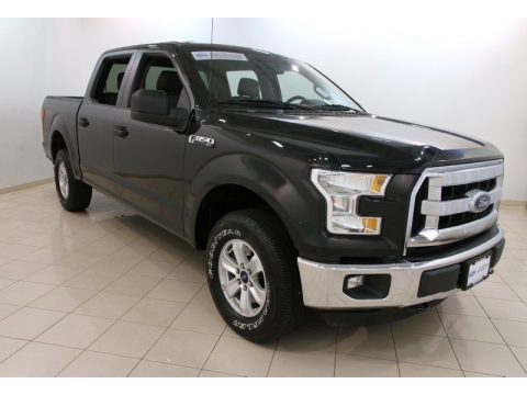 Tuxedo Black Metallic Ford F150 XLT SuperCrew 4x4.  Click to enlarge.