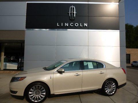 Platinum Dune Metallic Lincoln MKS AWD.  Click to enlarge.
