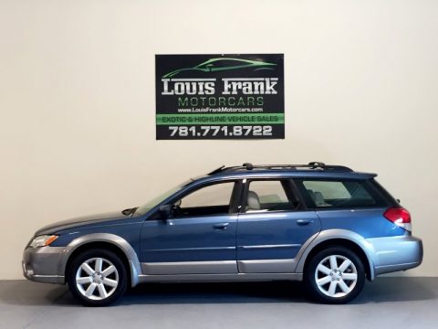 Newport Blue Pearl Subaru Outback 2.5i Limited Wagon.  Click to enlarge.