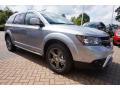 Front 3/4 View of 2016 Dodge Journey Crossroad Plus #4