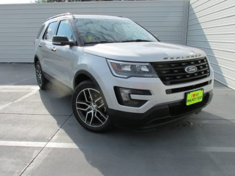 Ingot Silver Metallic Ford Explorer Sport 4WD.  Click to enlarge.