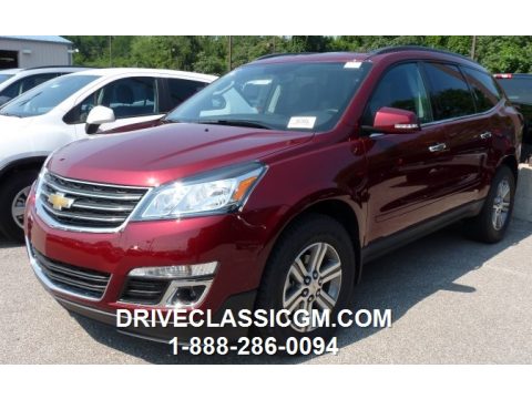 Siren Red Tintcoat Chevrolet Traverse LT AWD.  Click to enlarge.