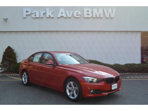 Melbourne Red Metallic BMW 3 Series 320i xDrive Sedan.  Click to enlarge.