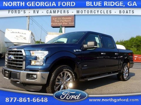 Blue Jeans Metallic Ford F150 XLT SuperCrew 4x4.  Click to enlarge.