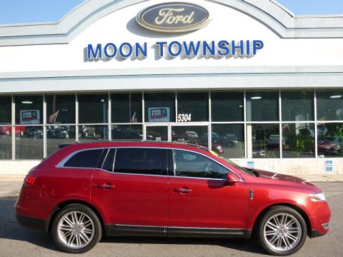 Ruby Red Lincoln MKT EcoBoost AWD.  Click to enlarge.