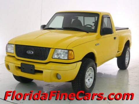 Chrome Yellow Ford Ranger Edge Regular Cab.  Click to enlarge.