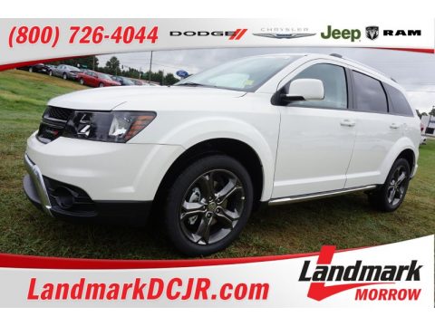 White Dodge Journey Crossroad Plus.  Click to enlarge.