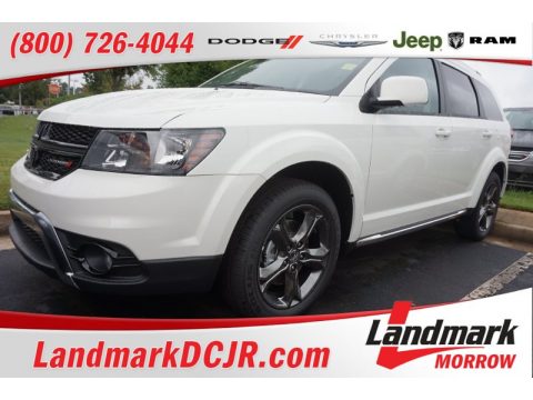 White Dodge Journey Crossroad Plus.  Click to enlarge.