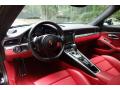  Black/Garnet Red Interior Porsche 911 #19