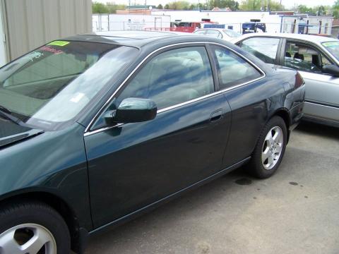 Dark Emerald Pearl Honda Accord EX V6 Coupe.  Click to enlarge.