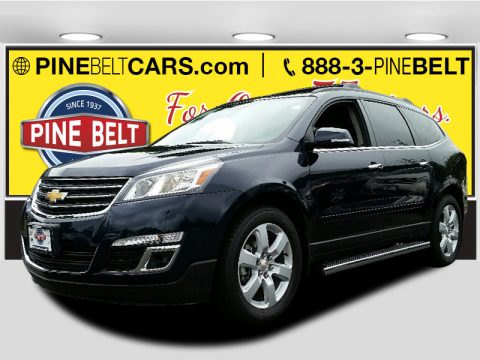 Blue Velvet Metallic Chevrolet Traverse LT AWD.  Click to enlarge.