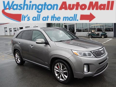 Titanium Silver Kia Sorento Limited AWD.  Click to enlarge.