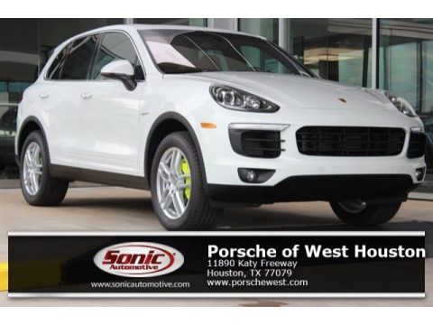 White Porsche Cayenne S E-Hybrid. Click to enlarge. White Porsche Cayenne S E-Hybrid. Click to enlarge.