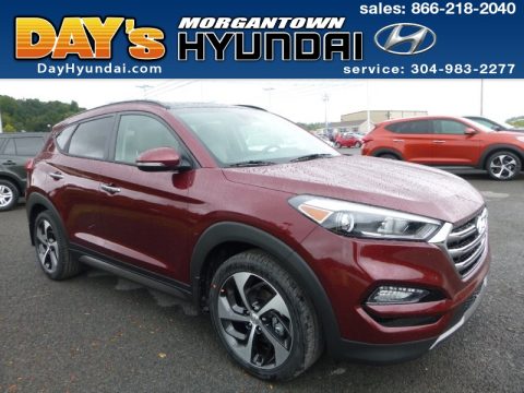 Ruby Wine Hyundai Tucson Limited AWD.  Click to enlarge.