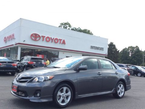 Magnetic Gray Metallic Toyota Corolla S.  Click to enlarge.