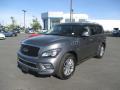 Front 3/4 View of 2015 Infiniti QX80 AWD #2