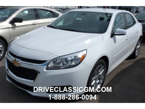 Summit White Chevrolet Malibu Limited LT.  Click to enlarge.