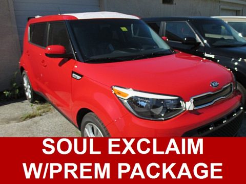 Inferno Red Kia Soul !.  Click to enlarge.