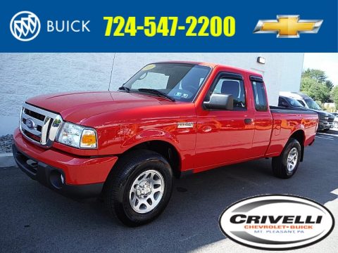 Torch Red Ford Ranger XLT SuperCab 4x4.  Click to enlarge.